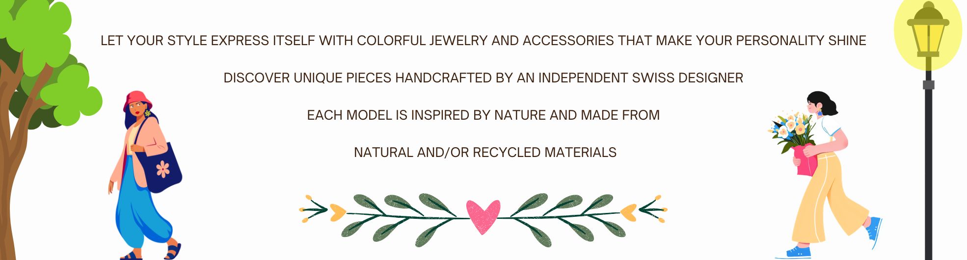 Express your style with colorful jewelry and accessories that will let your personality shine through